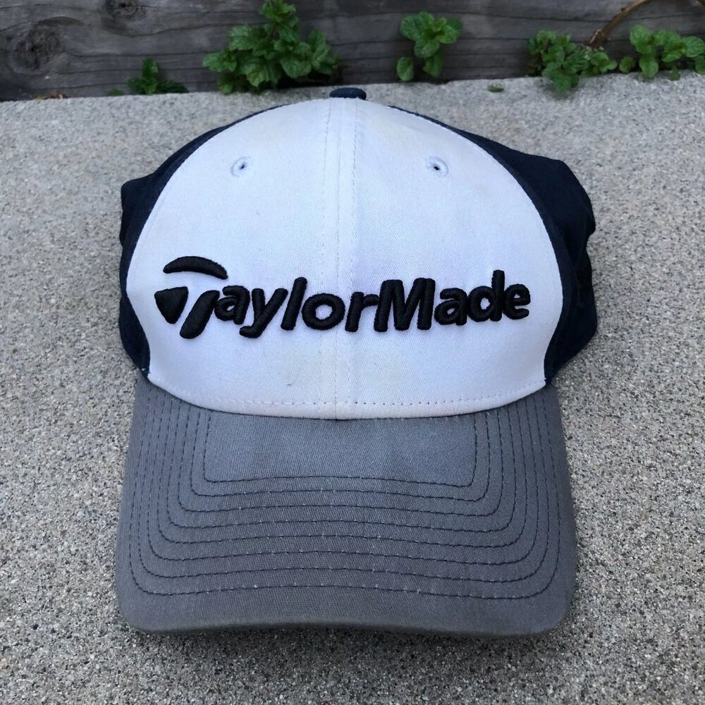 TAYLORMADE x NEW ERA 39Thirty Fitted Hat Men's S/M Golf Baseball Cap Embroidered